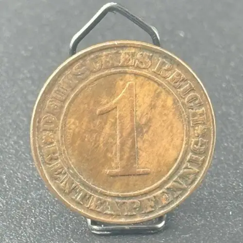 1 Rentenpfennig 1923 F Weimarer Republik