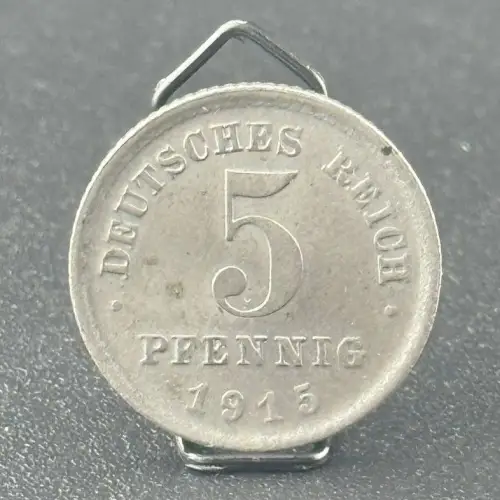 5 Pfennig 1915 E Deutsches Kaiserreich