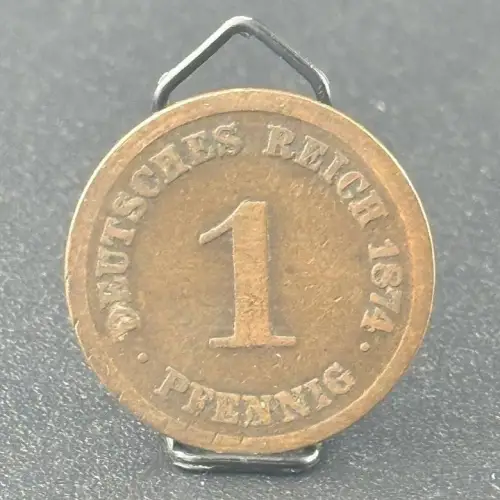1 Pfennig 1874 D Deutsches Kaiserreich