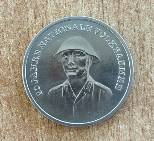 DDR 10 Mark 20 Jahre Nationale Volksarmee 1976 Gedenkmünze