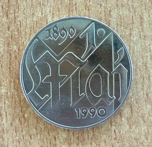 DDR 10 Mark 1. Mai 1990 Gedenkmünze