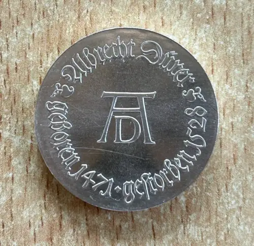 DDR 10 Mark Albrecht Dürer 1971 Silber Münze