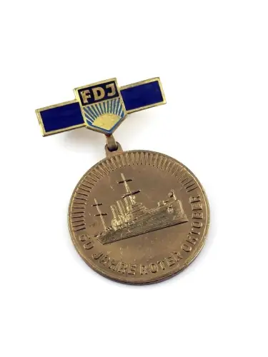 DDR FDJ Medaille FDJ-Auftrag IX. Parteitag