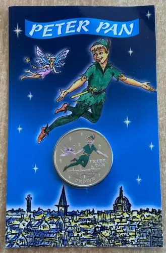 Insel Man 1 Crown 2002 Peter Pan Sammelmünze
