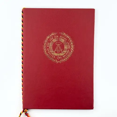 DDR NVA Urkunde Jubiläumsmedaille 30 Jahre Nationale Volksarmee 1986