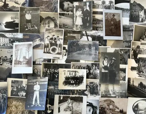 Lot / Konvolut 50 Original Privat Fotos vor 1945