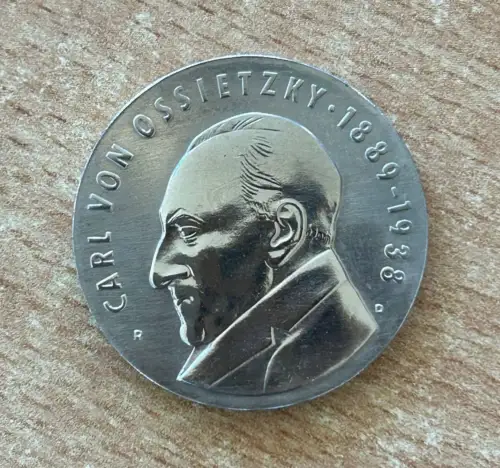 5 Mark DDR 1989 Carl von Ossietzky Gedenkmünze