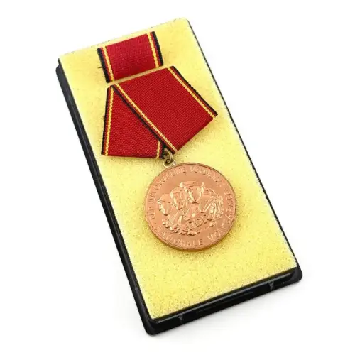 DDR NVA Verdienstmedaille der Nationalen Volksarmee in Bronze