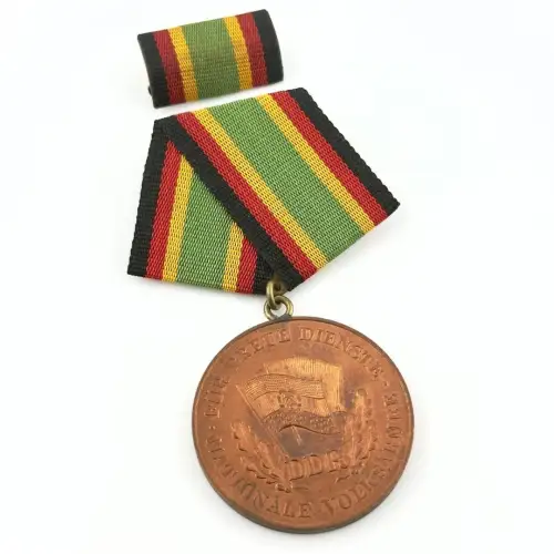 DDR NVA Medaille für treue Dienste in der Nationalen Volksarmee in Bronze