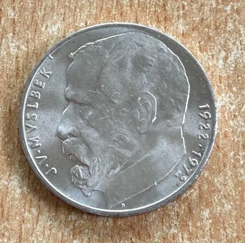 Tschechoslowakei 50 Korun 1972 Vaclav Myslbek Silber Gedenkmünze