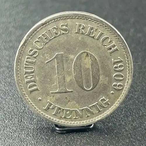 10 Pfennig 1909 G Deutsches Kaiserreich