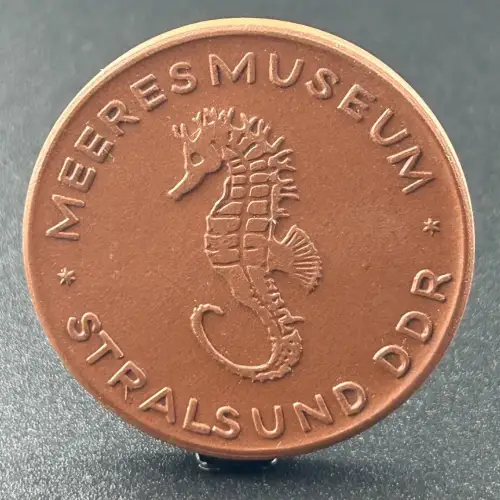 DDR Medaille Meeresmuseum Stralsund