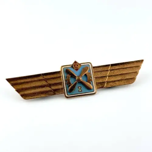 DDR NVA Klassifizierungsabzeichen Fliegeringenieurtechnisches Personal Stufe I