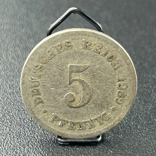 5 Pfennig 1889 J Deutsches Kaiserreich
