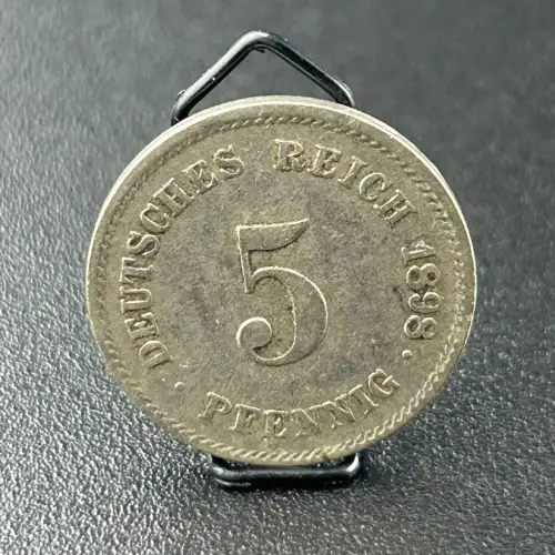 5 Pfennig 1898 G Deutsches Kaiserreich