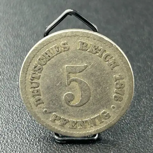 5 Pfennig 1876 C Deutsches Kaiserreich