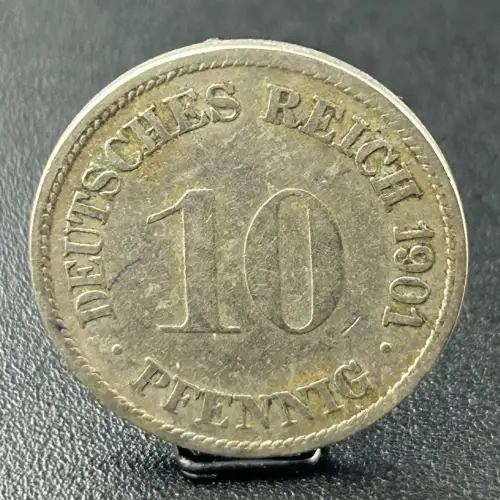10 Pfennig 1901 G Deutsches Kaiserreich