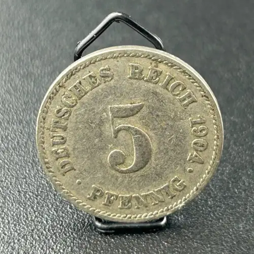 5 Pfennig 1904 J Deutsches Kaiserreich