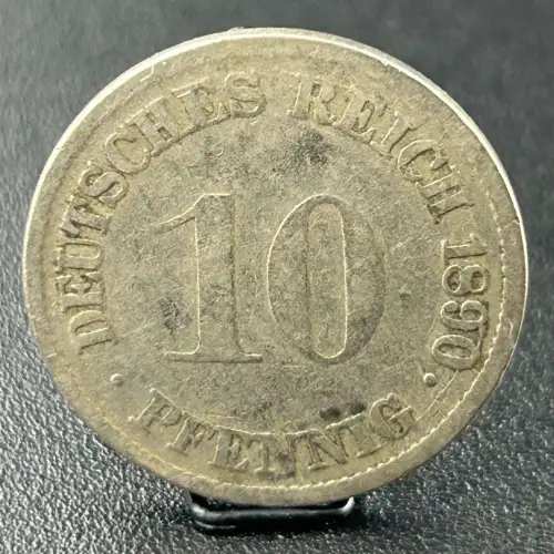 10 Pfennig 1890 G Deutsches Kaiserreich