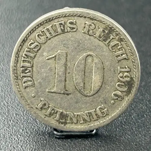 10 Pfennig 1906 J Deutsches Kaiserreich