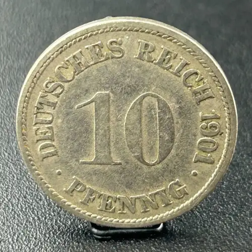 10 Pfennig 1901 G Deutsches Kaiserreich