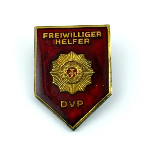 DDR Abzeichen Freiwilliger Helfer der DVP