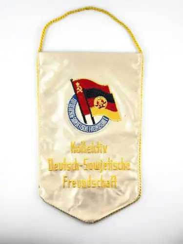 DDR Wimpel Kollektiv Deutsch-Sowjetische Freundschaft