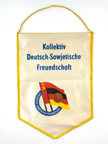 DDR Wimpel Kollektiv Deutsch-Sowjetische Freundschaft