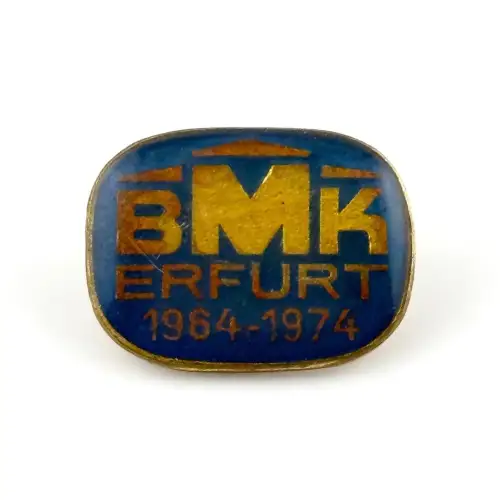 DDR Abzeichen VEB BMK Erfurt Bau- und Montagekombinat 1964-1974