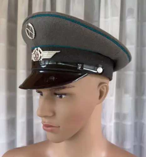 DDR NVA LSK Schirmmütze für Mannschaften der Luftstreitkräfte 1984 Gr. 56