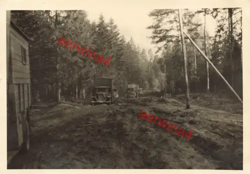 Franz. beute LKW Citroen Rollbahn Berisina nach Lepel Weißrussland Ostfront