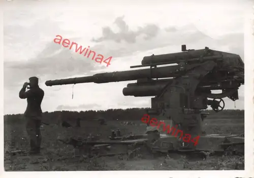 Sturmflak 8,8 Sicherung von Panzern in Ulla Witebesk Weißrussland Ostfront