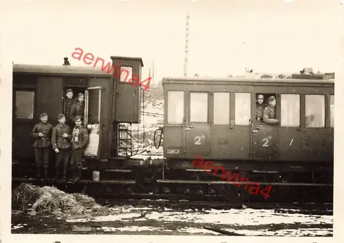 Personenzug deutsche Soldaten Ankunft Bahnhof Minsk Weißrussland Ostfront