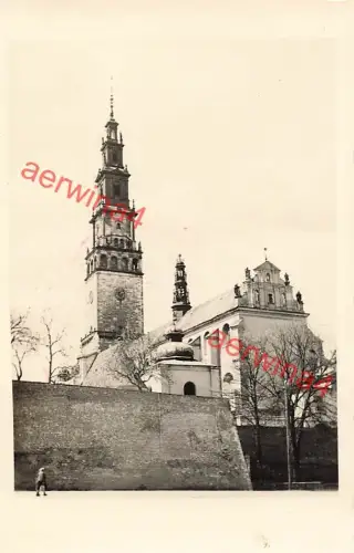 Blick auf das Kloster Jasna Gora 1941 in Tschenstochau Polen