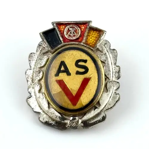 DDR ASV Ehrennadel in Silber Armeesportvereinigung Vorwärts