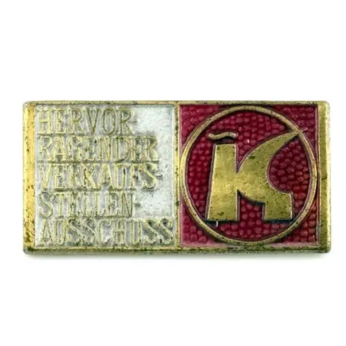 DDR Konsum Abzeichen Ehrentitel Hervorragender Verkaufsstellen Ausschuss