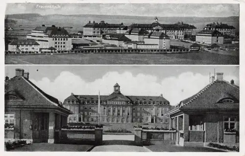 AK Zwickau Heinrich Braun Krankenhaus Frauenklinik Sachsen 1941 Postkarte