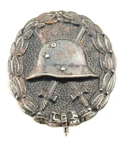 Verwundetenabzeichen in Schwarz 1918 Eisen Magnetisch 1. Weltkrieg
