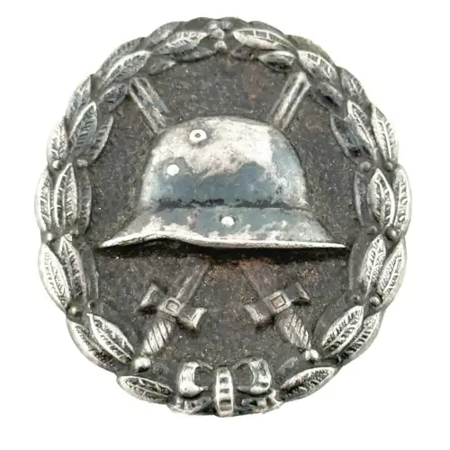 Verwundetenabzeichen in Schwarz 1918 Eisen Magnetisch 1. Weltkrieg