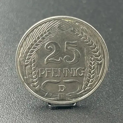 25 Pfennig 1911 D Deutsches Kaiserreich