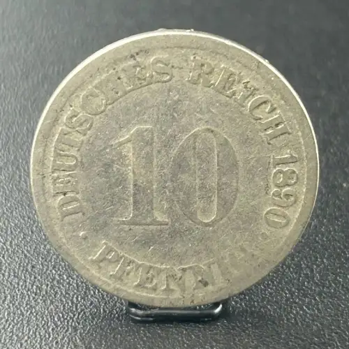 10 Pfennig 1890 G Deutsches Kaiserreich