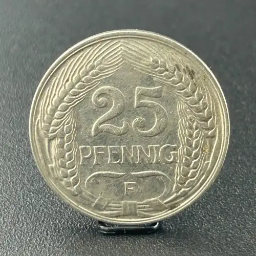 25 Pfennig 1910 F Deutsches Kaiserreich