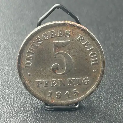 5 Pfennig 1915 E Deutsches Kaiserreich