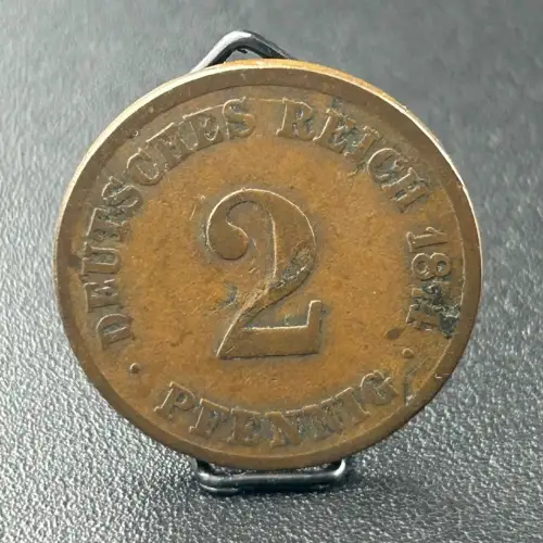 2 Pfennig 1874 H Deutsches Kaiserreich