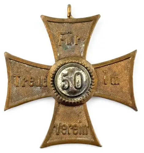 Auszeichnung Kriegsverein Für Treue im Verein 50 Jahre Mitgliedschaft