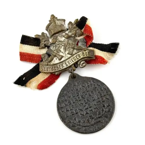 Abzeichen Deutscher-Krieger-Bund Ich hatte einen Kameraden Medaille 1. Weltkrieg