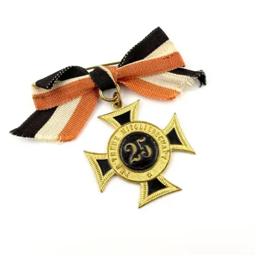 Auszeichnung Kriegsverein Für 25 Jahre Mitgliedschaft