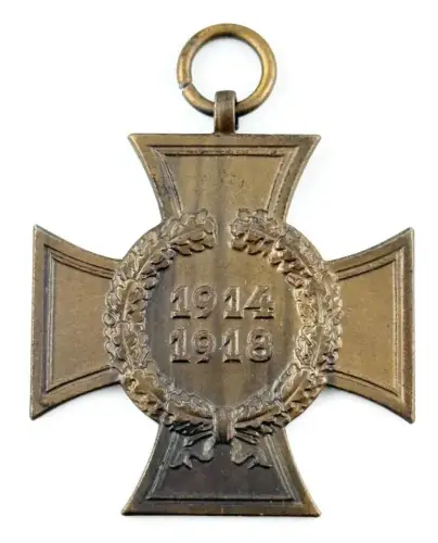 Ehrenkreuz für Frontkämpfer ohne Schwerter W&L, M. 1914-1918 1.Weltkrieg