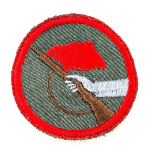 DDR Aufnäher Abzeichen der Kampfgruppen Uniform Ärmelabzeichen Patch