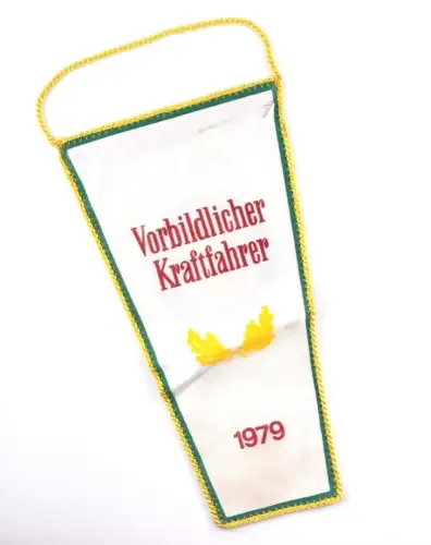 DDR Wimpel Vorbildlicher Kraftfahrer